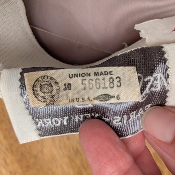 SUPER RARE! Vintage Yves Saint Laurent 1950s/ 60s Fascinator Hat - Picture 15 of 16